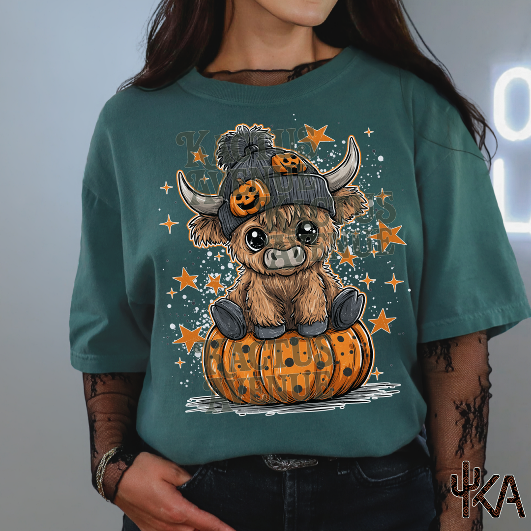 Fall Highland Cow (Comfort Colors)