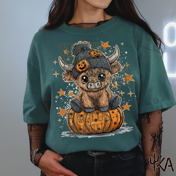 Fall Highland Cow (Comfort Colors)