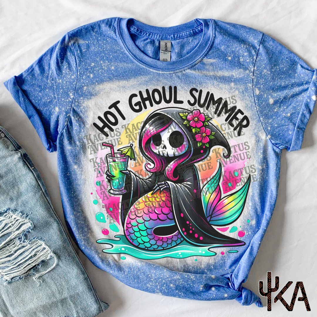 Hot Ghoul Summer Bleached T-Shirt