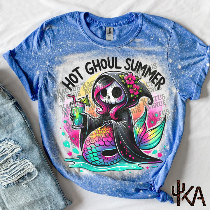 Hot Ghoul Summer Bleached T-Shirt