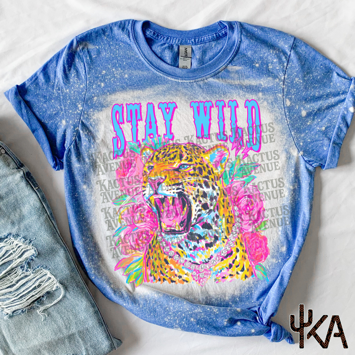 Wild Leopard Summer Bleached Shirt