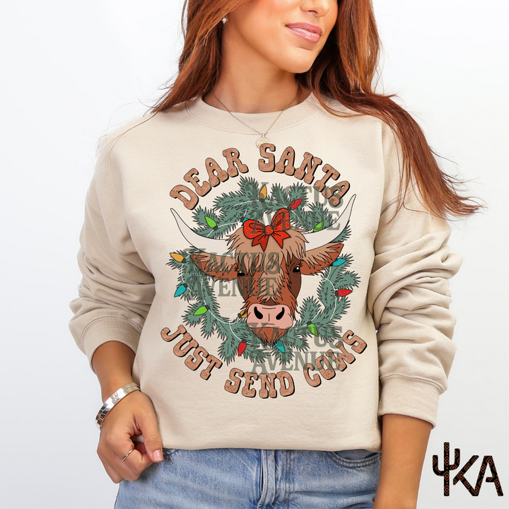 Santa Send Me Cows Sweatshirt