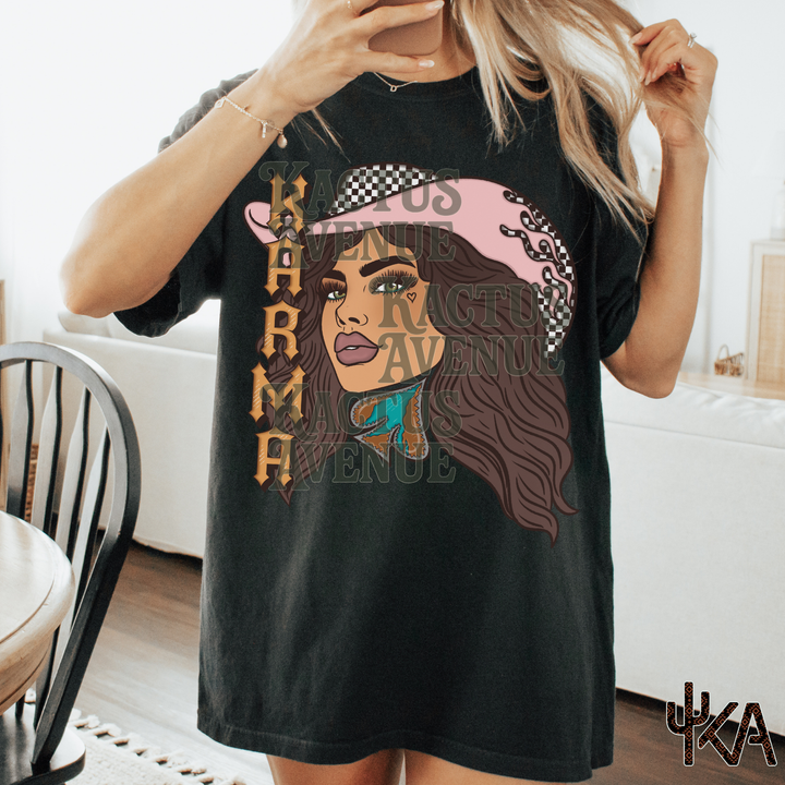 Karma Cowgirl (Comfort Colors) - EXCLUSIVE