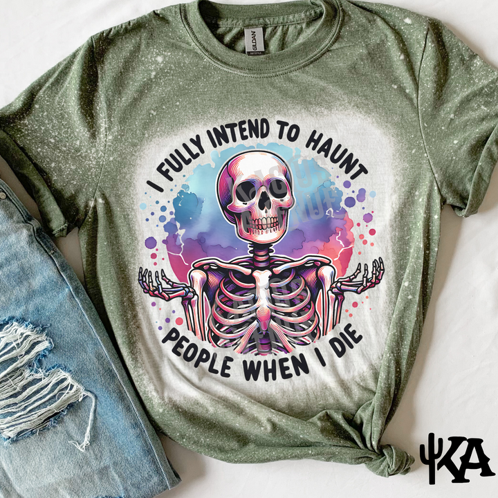 Haunt People Bleached T-Shirt