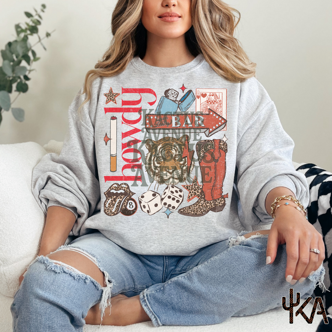 Howdy Collage Sweatshirt