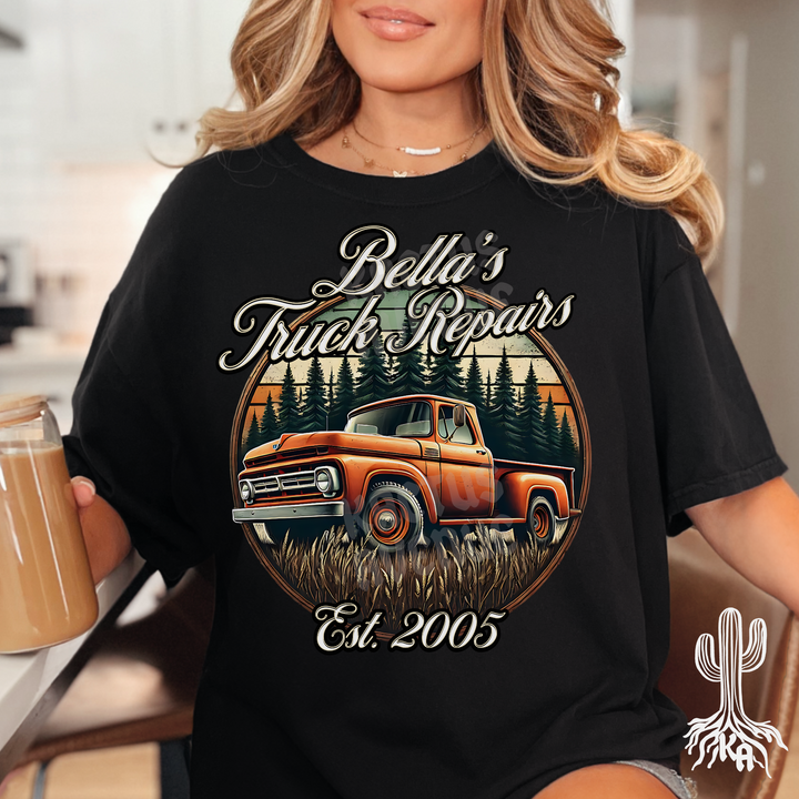 Bella's Truck Repairs T-Shirt (Comfort Colors)