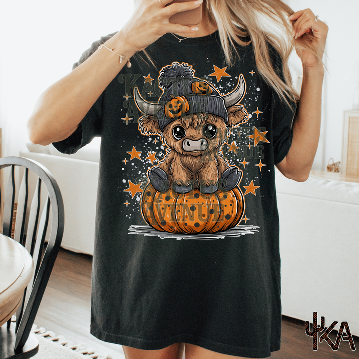 Fall Highland Cow (Comfort Colors)