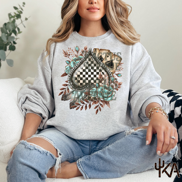 Checkered Spade Sweatshirt