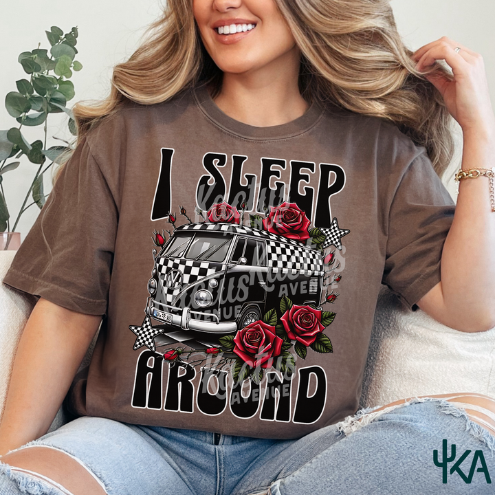 I Sleep Around T-Shirt (Comfort Colors)