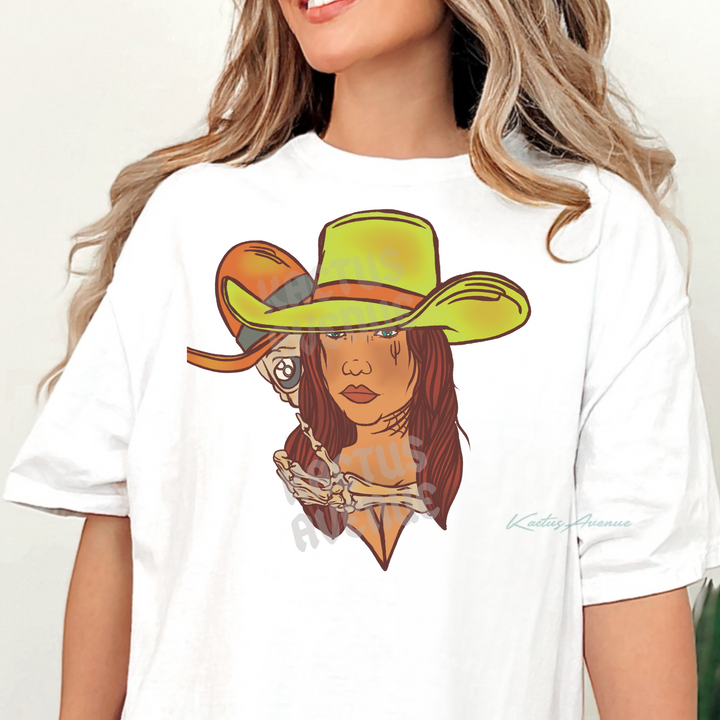 Cowgirl Skeleton T-Shirt (Comfort Colors)