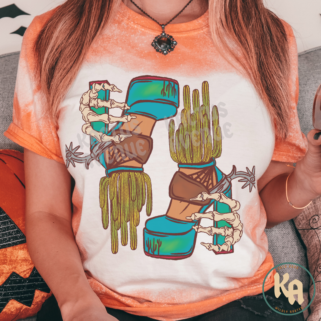 Cactus Platforms Bleached T-Shirt