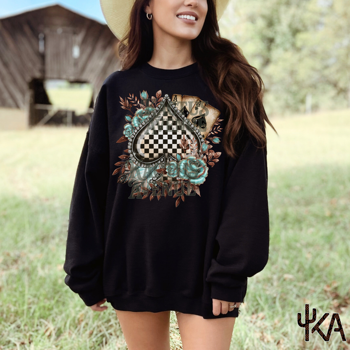 Checkered Spade Sweatshirt