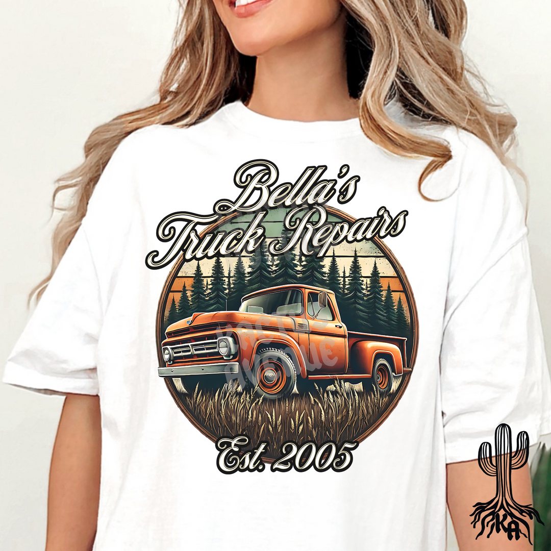 Bella's Truck Repairs T-Shirt (Comfort Colors)