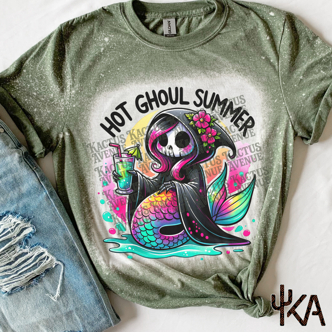 Hot Ghoul Summer Bleached T-Shirt