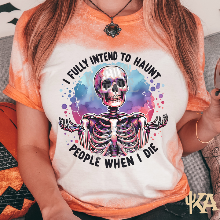 Haunt People Bleached T-Shirt