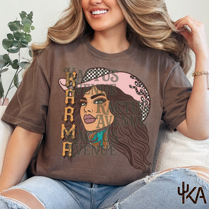 Karma Cowgirl (Comfort Colors) - EXCLUSIVE