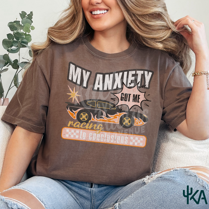 Racing Anxiety T-Shirt (Comfort Colors)