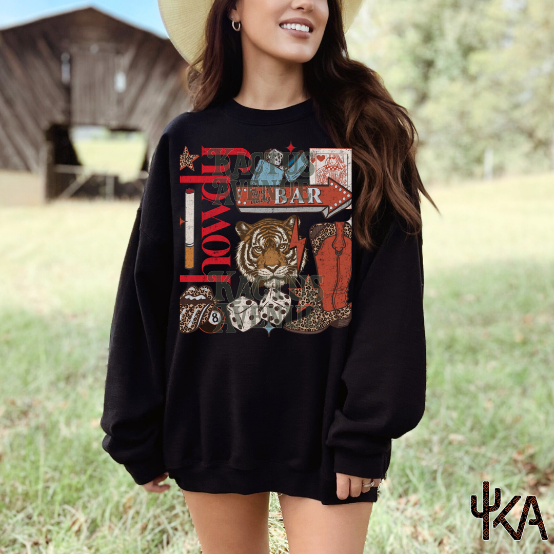 Howdy Collage Sweatshirt