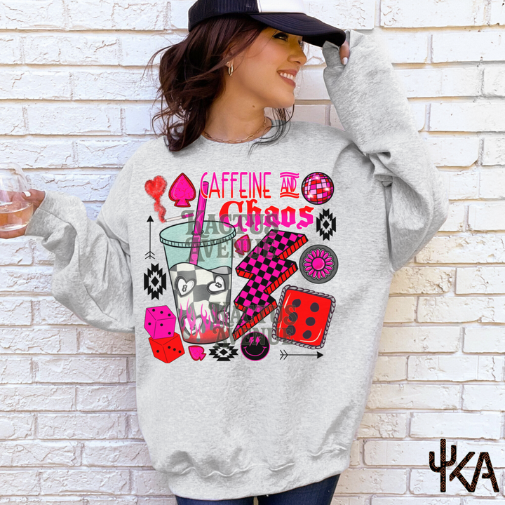 Caffeine and Chaos Sweatshirt
