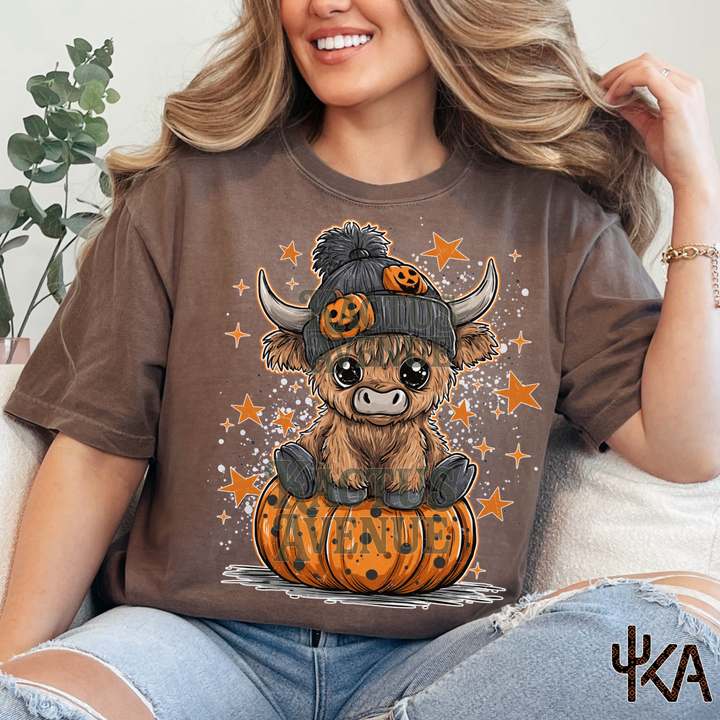 Fall Highland Cow (Comfort Colors)