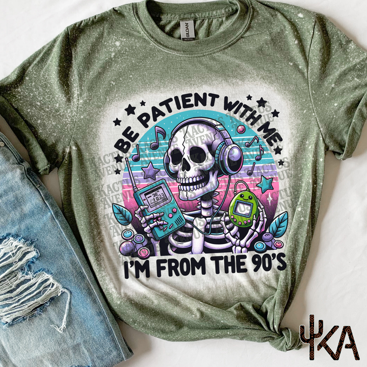 From the 90s Bleached Shirt