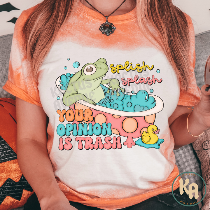 Opinion is Trash Bleached T-Shirt