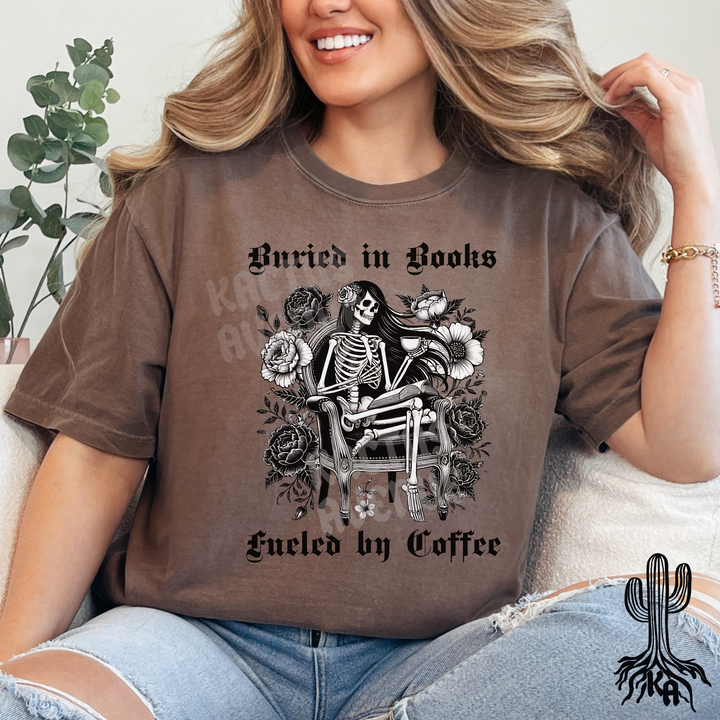 Buried in Books T-Shirt (Comfort Colors)