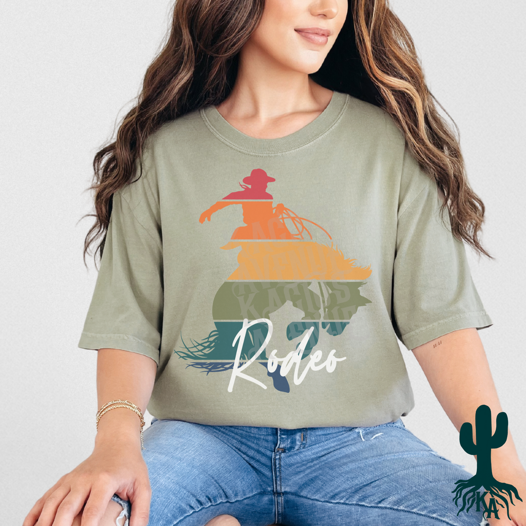 Bronc Rider Rodeo T-Shirt (Comfort Colors)