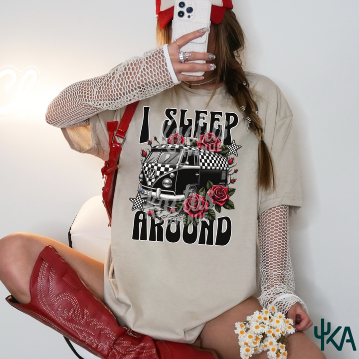 I Sleep Around T-Shirt (Comfort Colors)