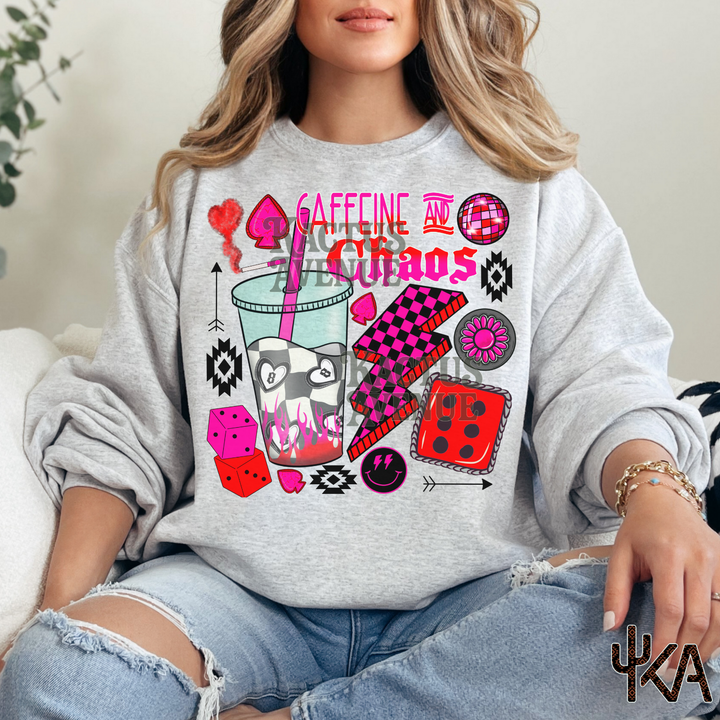 Caffeine and Chaos Sweatshirt