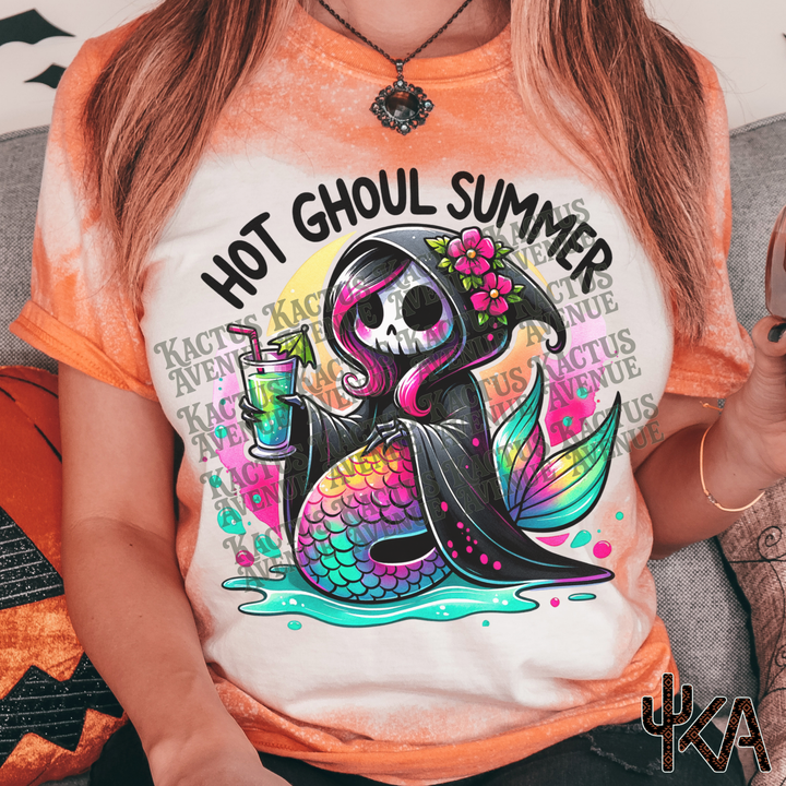 Hot Ghoul Summer Bleached T-Shirt