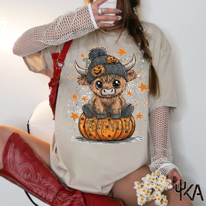 Fall Highland Cow (Comfort Colors)