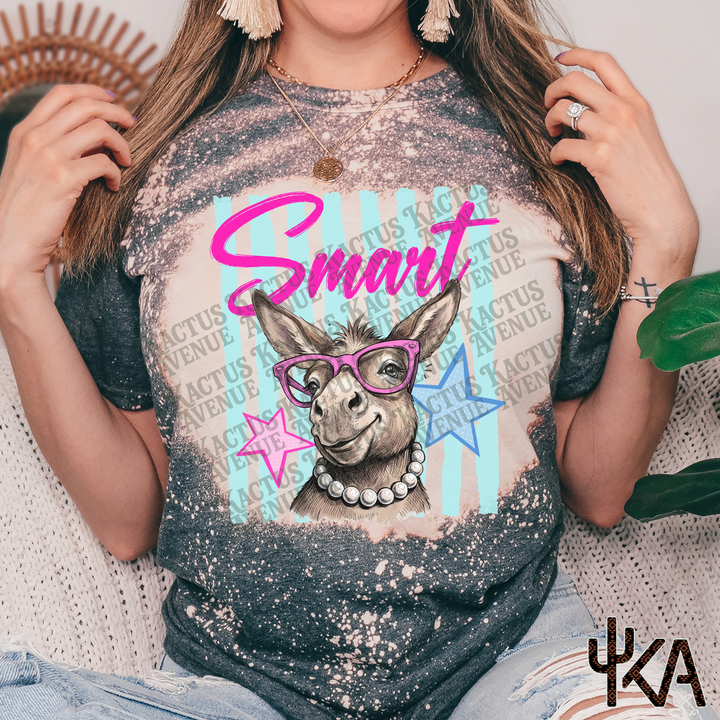 Sarcasm Donkey Bleached T-Shirt