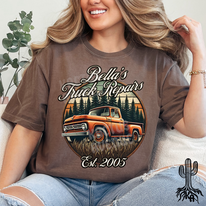 Bella's Truck Repairs T-Shirt (Comfort Colors)