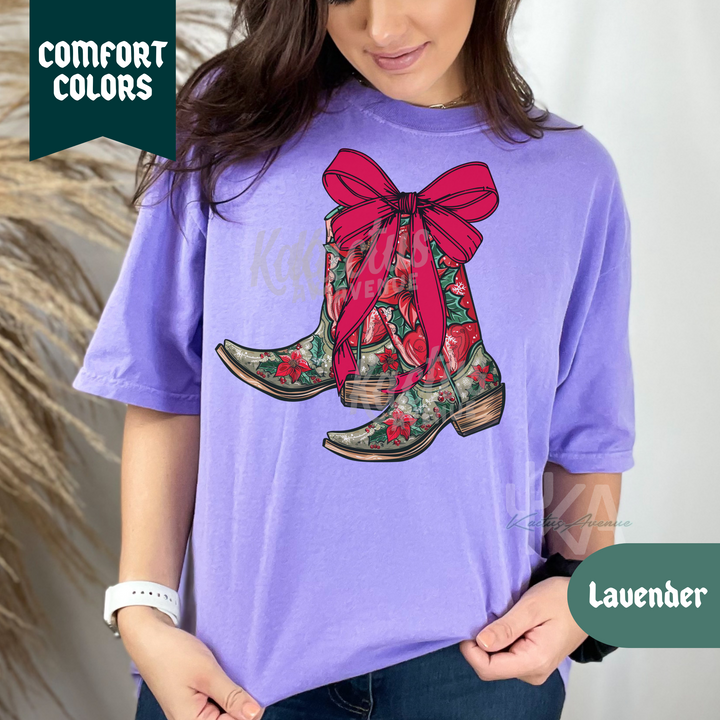 Christmas Boots T-Shirt (Comfort Colors)