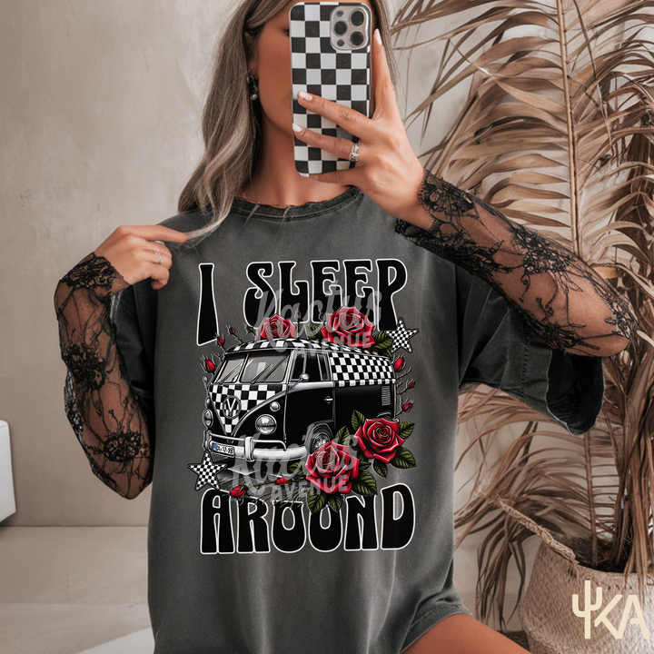 I Sleep Around T-Shirt (Comfort Colors)