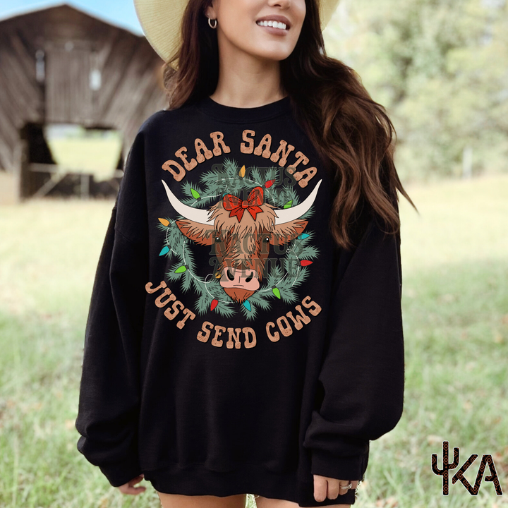 Santa Send Me Cows Sweatshirt
