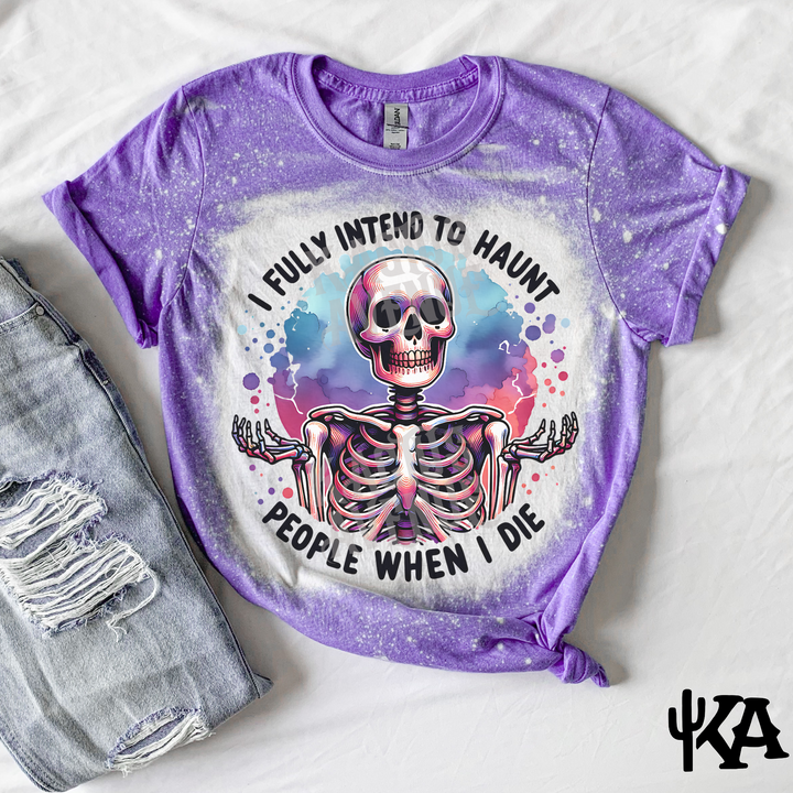 Haunt People Bleached T-Shirt