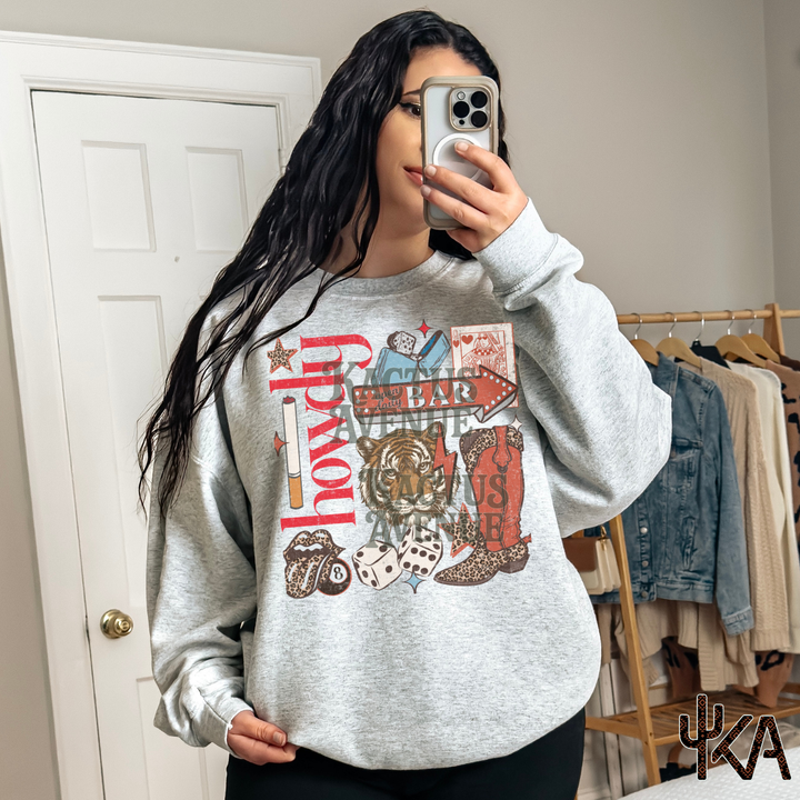 Howdy Collage Sweatshirt