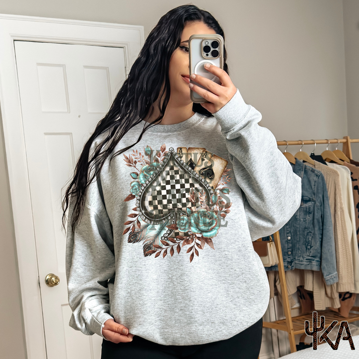 Checkered Spade Sweatshirt
