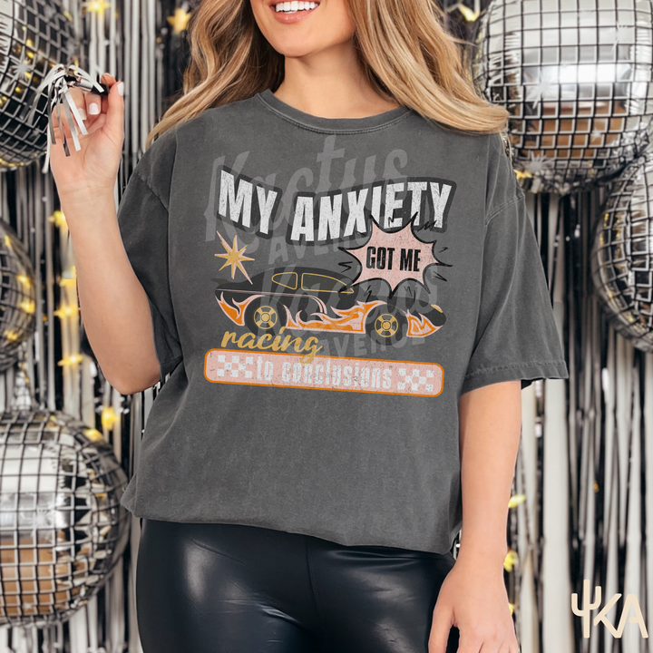 Racing Anxiety T-Shirt (Comfort Colors)