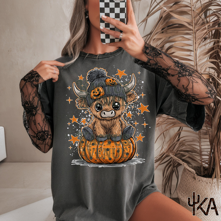 Fall Highland Cow (Comfort Colors)