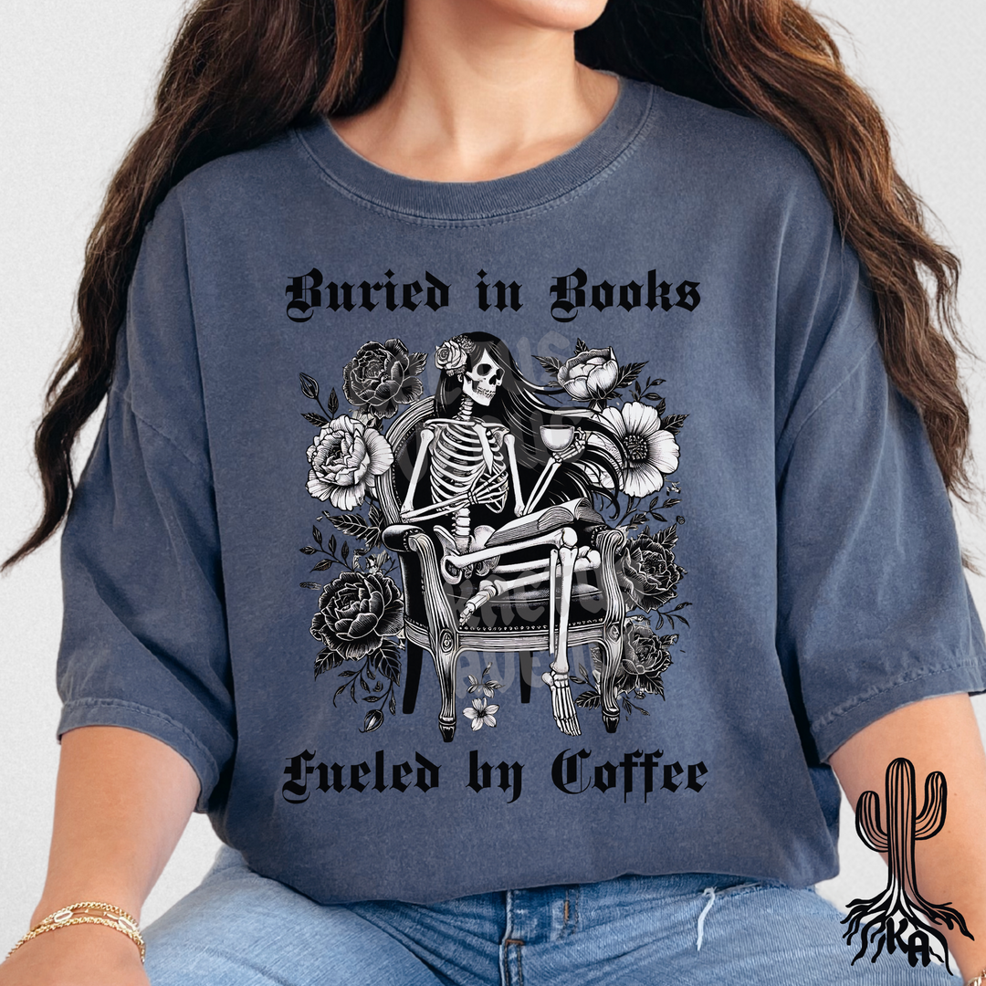 Buried in Books T-Shirt (Comfort Colors)