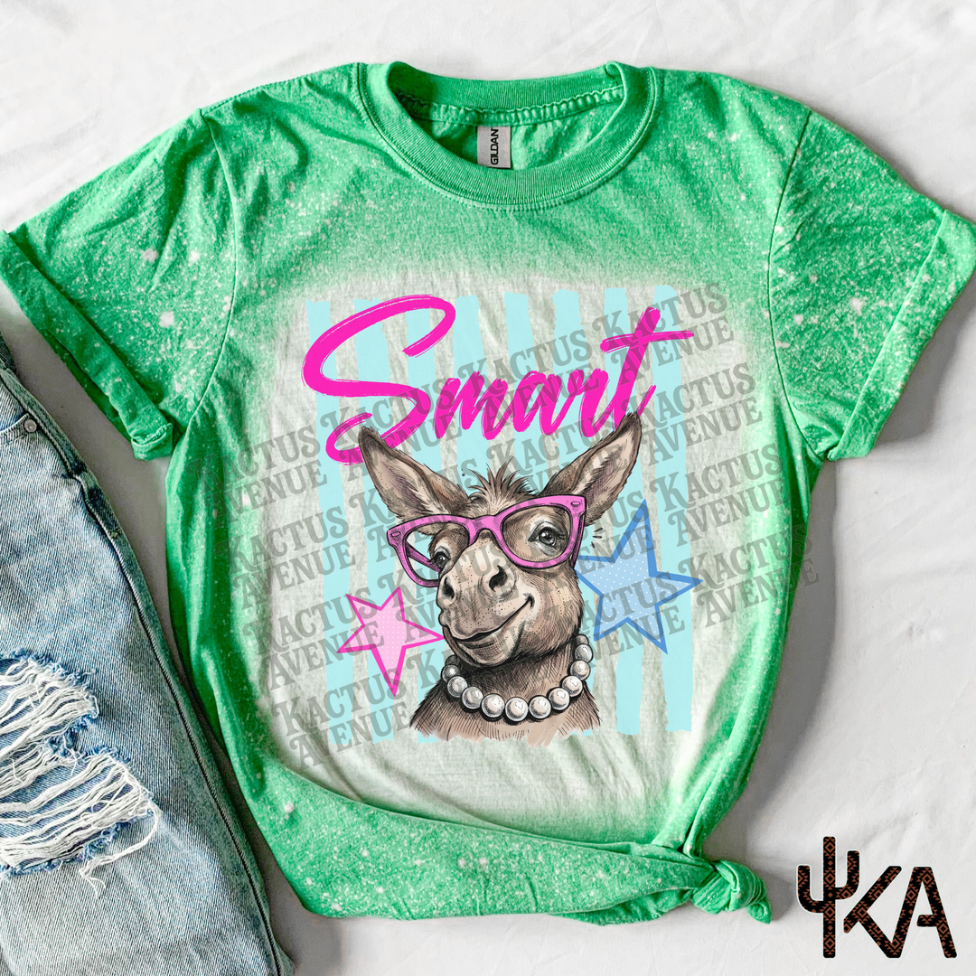 Sarcasm Donkey Bleached T-Shirt