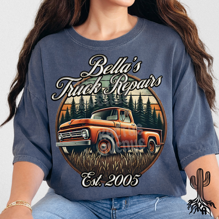 Bella's Truck Repairs T-Shirt (Comfort Colors)