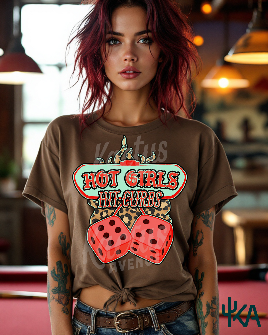 Hot Girls Hit Curbs T-Shirt (Comfort Colors)