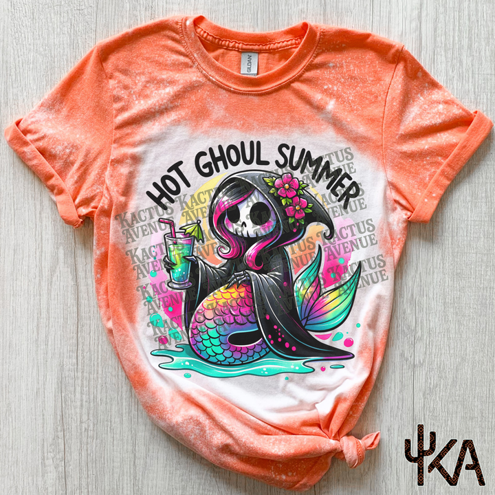 Hot Ghoul Summer Bleached T-Shirt