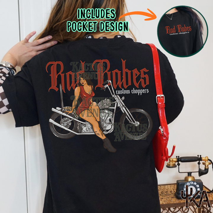 Rad Babes w/ Pocket (Comfort Colors)