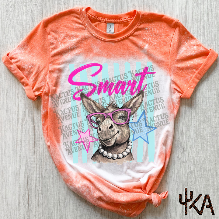 Sarcasm Donkey Bleached T-Shirt