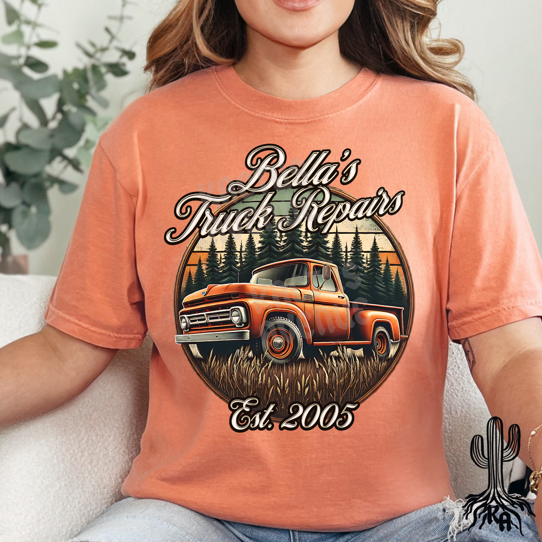 Bella's Truck Repairs T-Shirt (Comfort Colors)